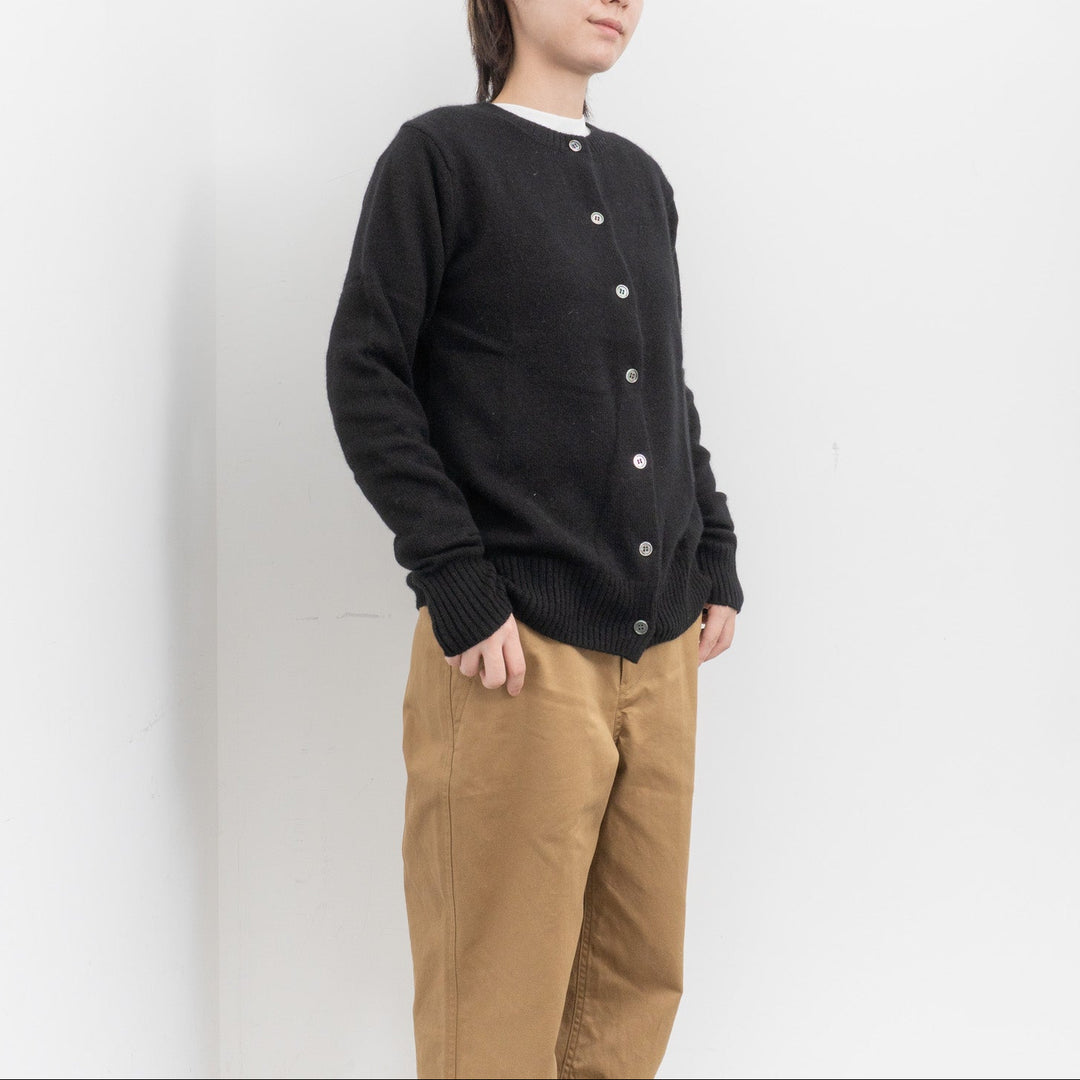 ANSPINNEN/　カシミヤ　クルーカーディガン ANS-WK00100