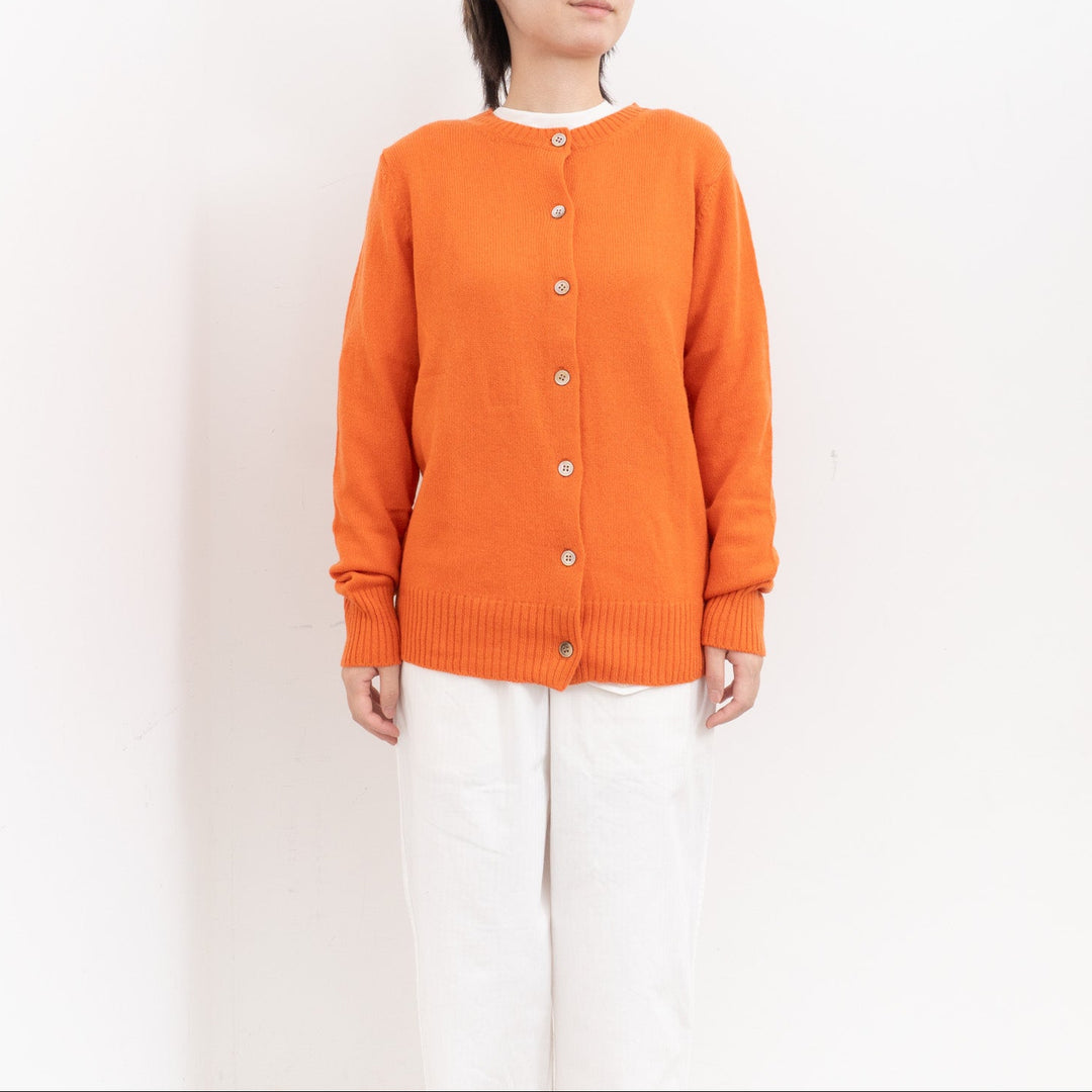 ANSPINNEN/　カシミヤ　クルーカーディガン ANS-WK00100