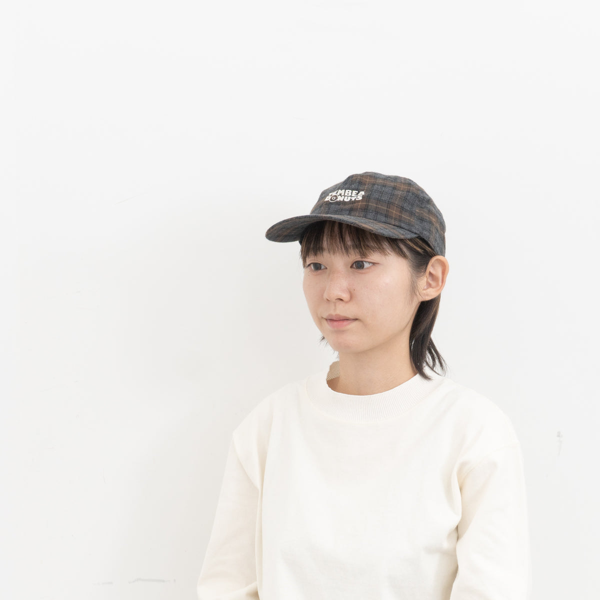 TEMBEA｜DONUT CAP col.check/gray/brown