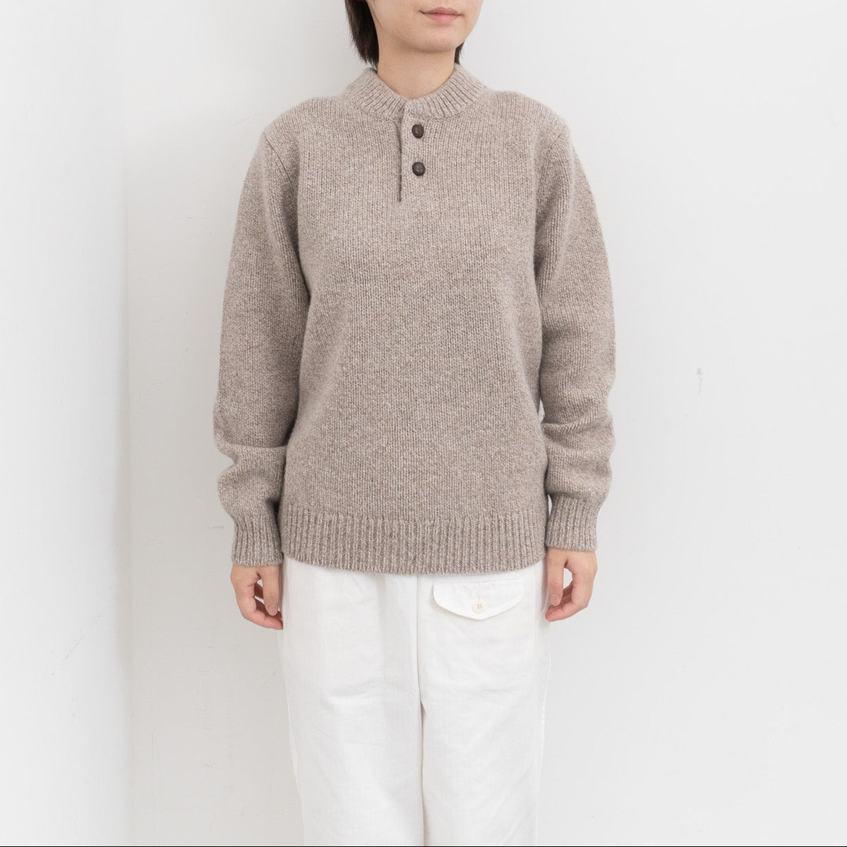 LL Bean｜BEAN S CLASSIC RAGGWOOL HENLEY