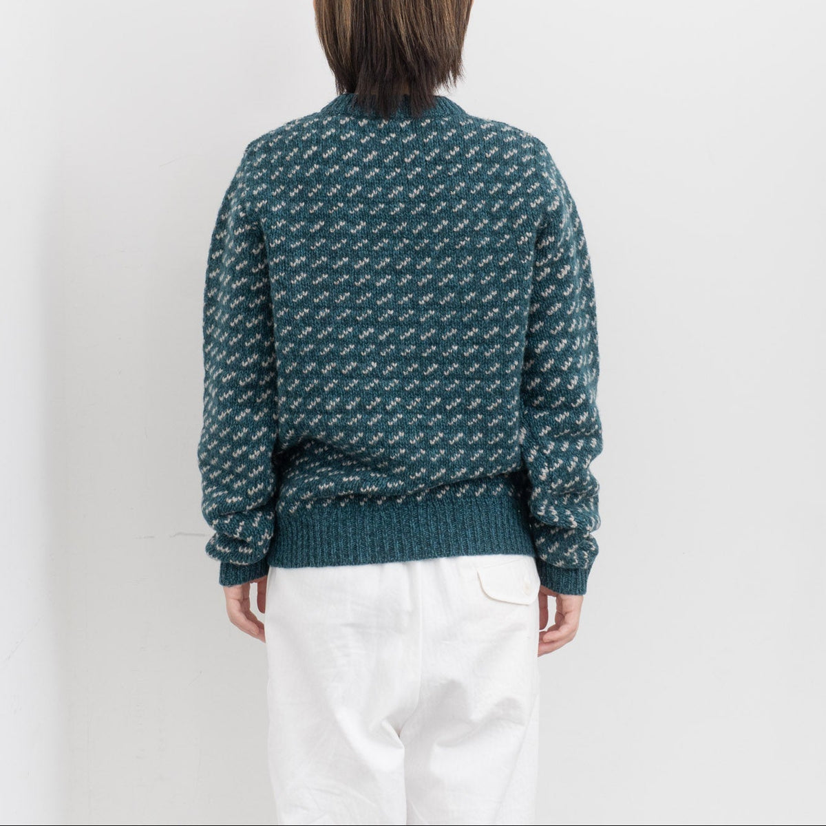 LL Bean｜WOMEN　BEANS CLASIC RAGGWOL CRW SWEATER BIRDSEY