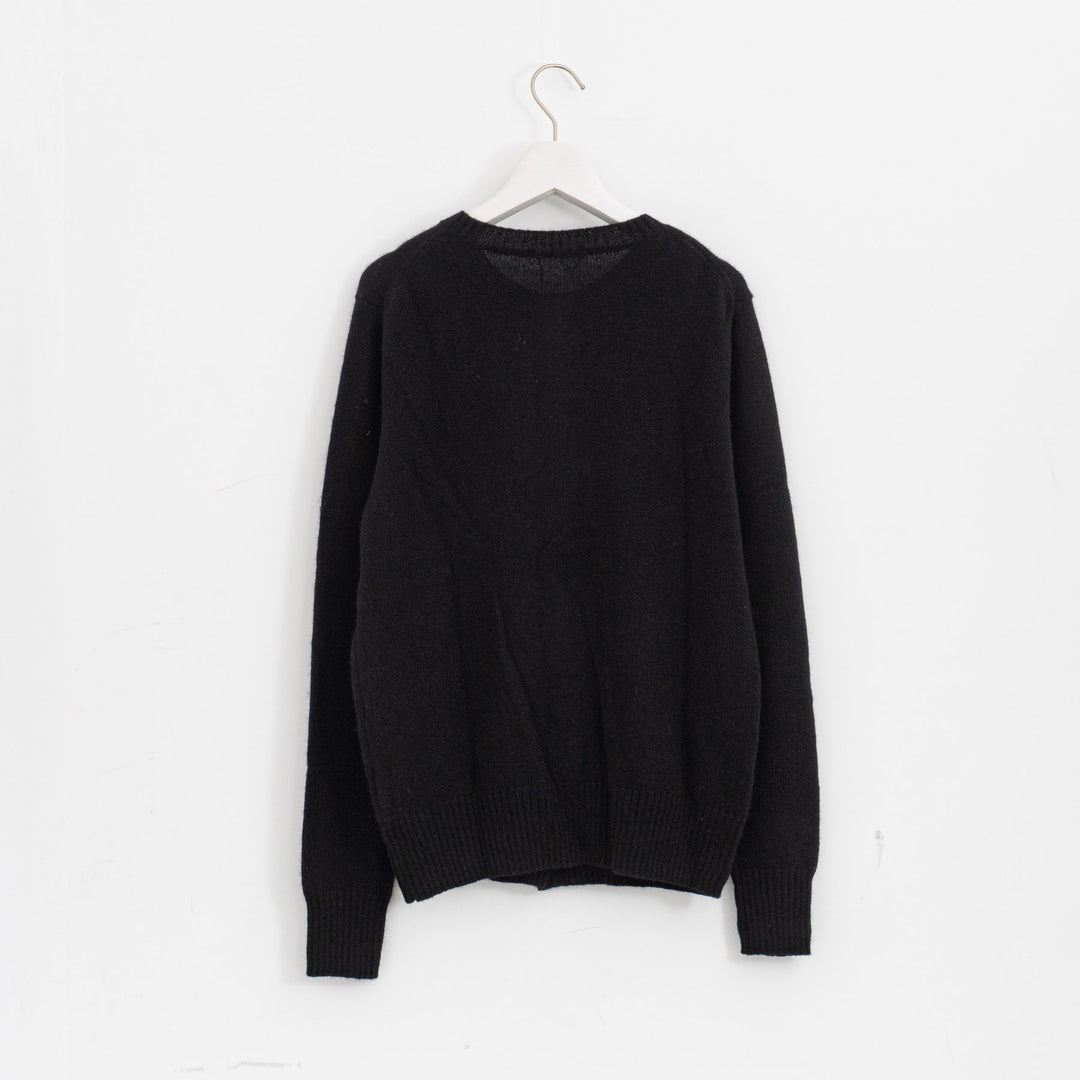 ANSPINNEN/　カシミヤ　クルーカーディガン ANS-WK00100