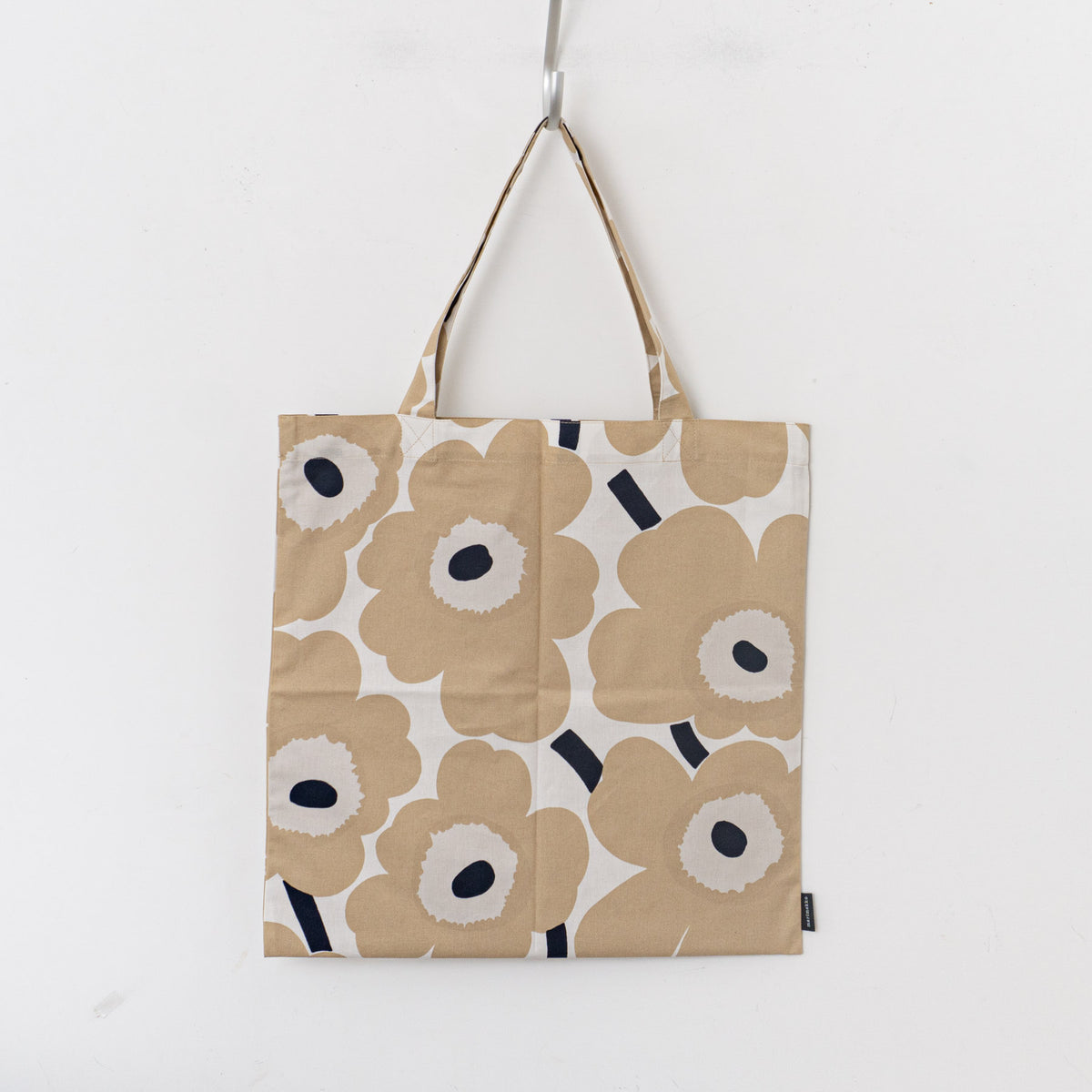 marimekko｜Pieni Unikko ファブリックバッグ　52169-4-67572　52209-4-69915（83.オフホワイト×ベージュ）