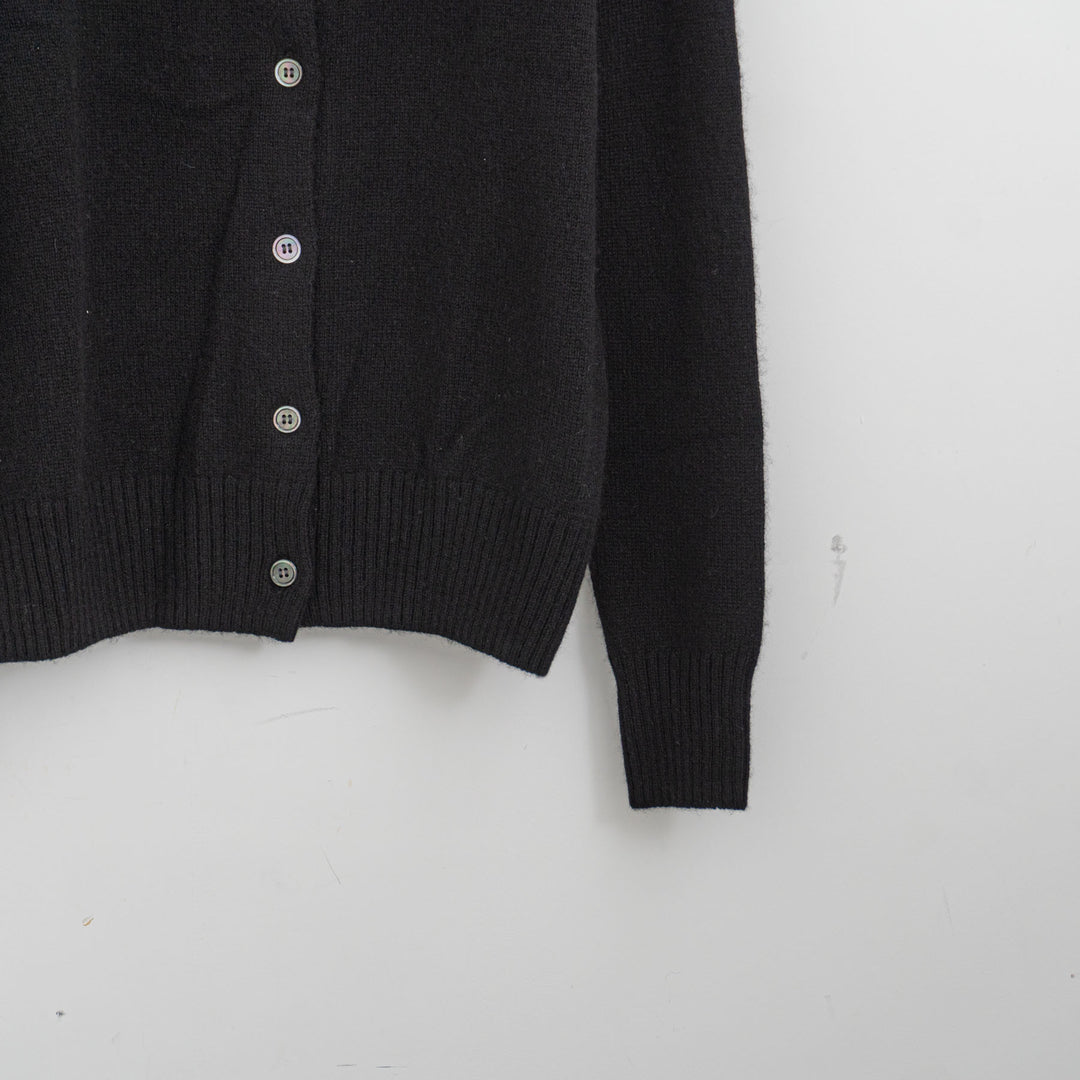 ANSPINNEN/　カシミヤ　クルーカーディガン ANS-WK00100