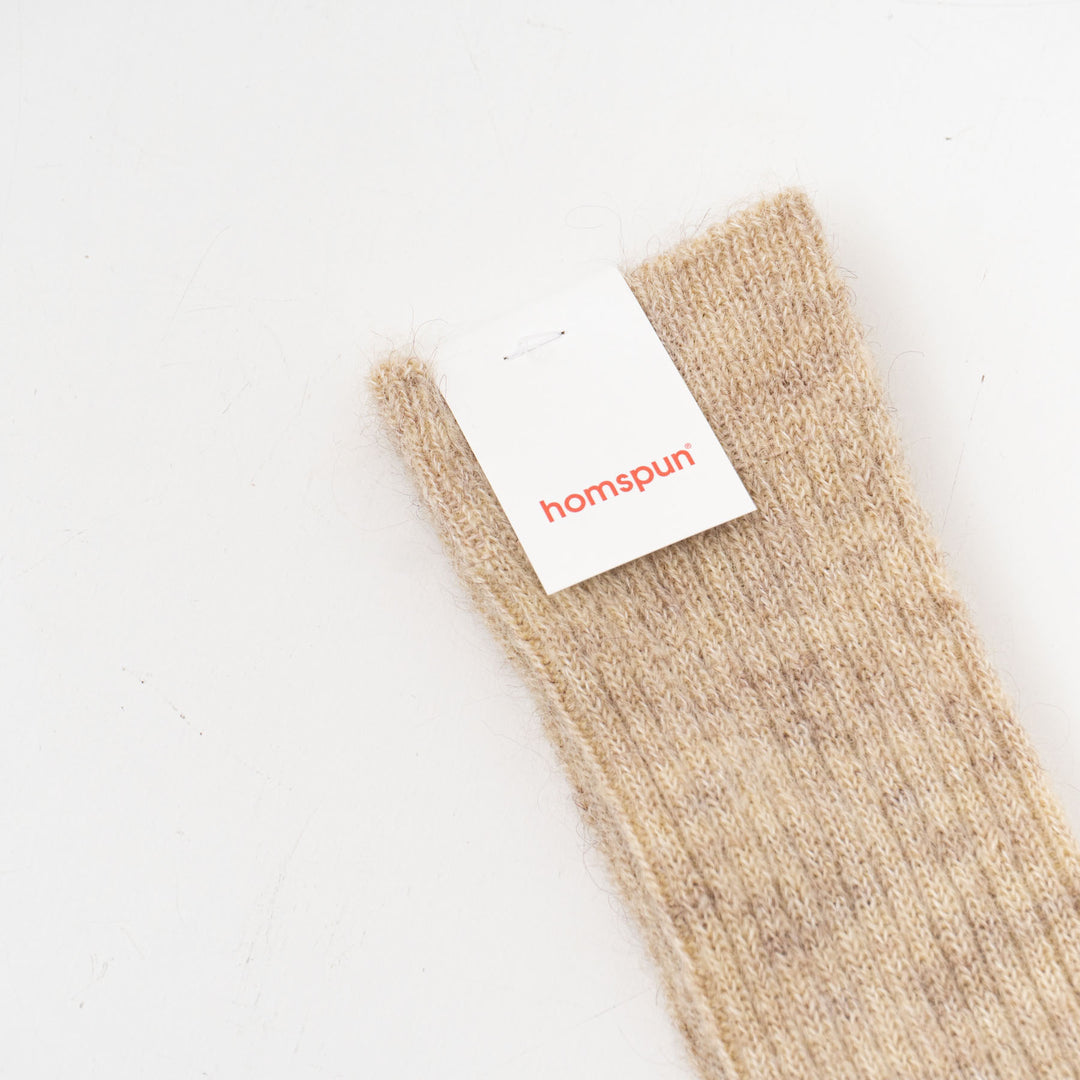 homspun /WOMEN　モヘアコットンソックス　252-8280