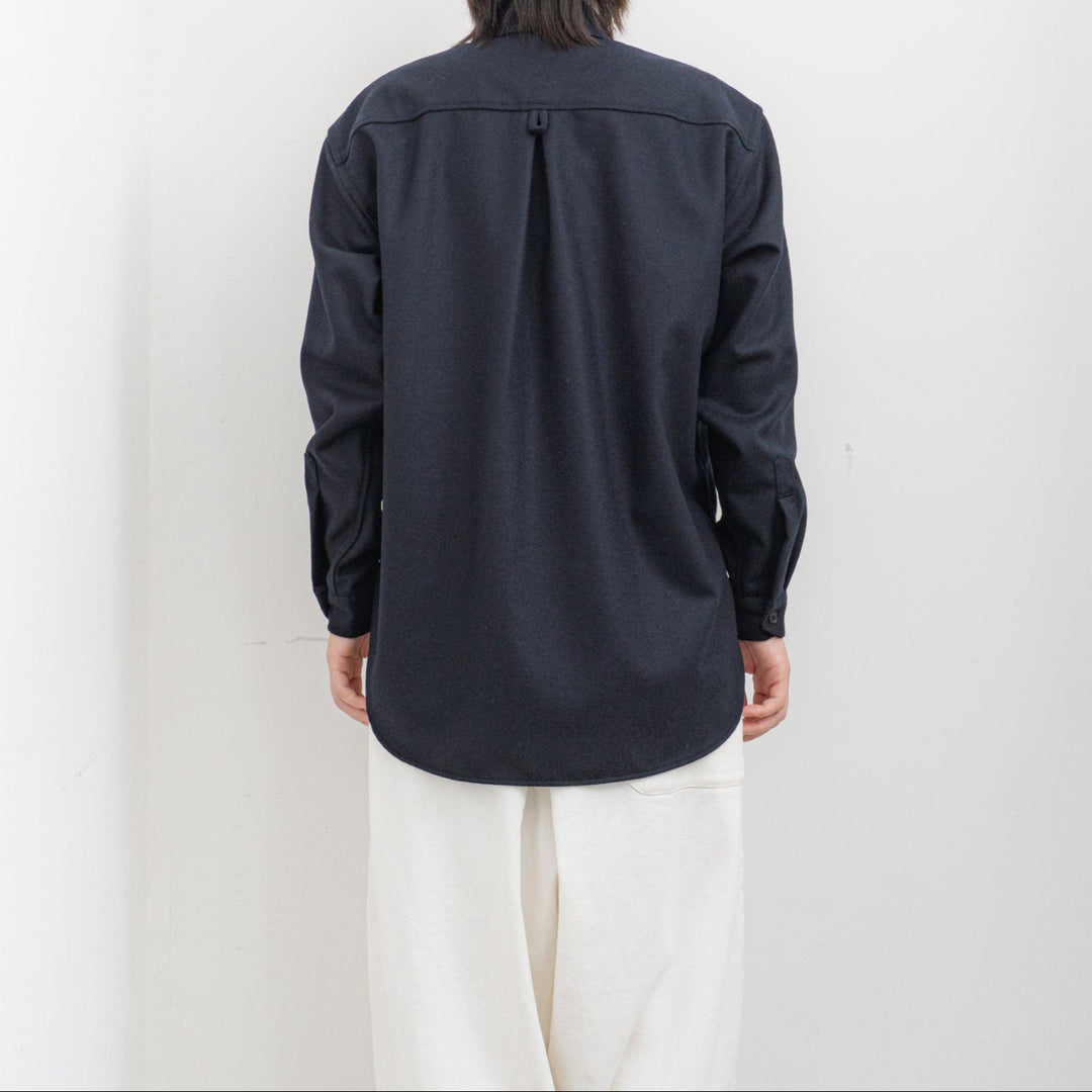 ASEEDONCLÖUD/WOMEN　HW  wool flannel HW basic shirts 252612