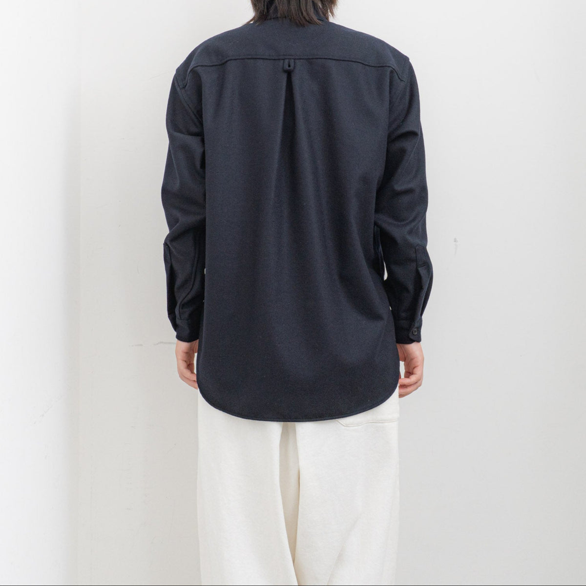 ASEEDONCLÖUD｜WOMEN　HW  wool flannel HW basic shirts 252612