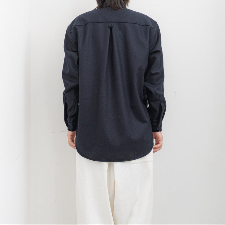 ASEEDONCLÖUD/WOMEN　HW  wool flannel HW basic shirts 252612
