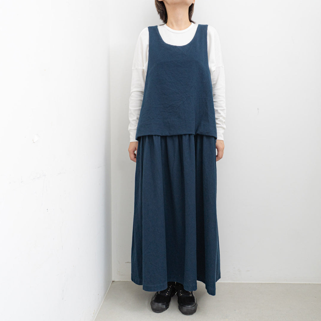 ゴーシュ /　コットンドビー スリーブレスワンピース G254-E018