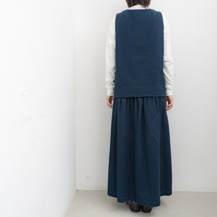 ゴーシュ /　コットンドビー スリーブレスワンピース G254-E018