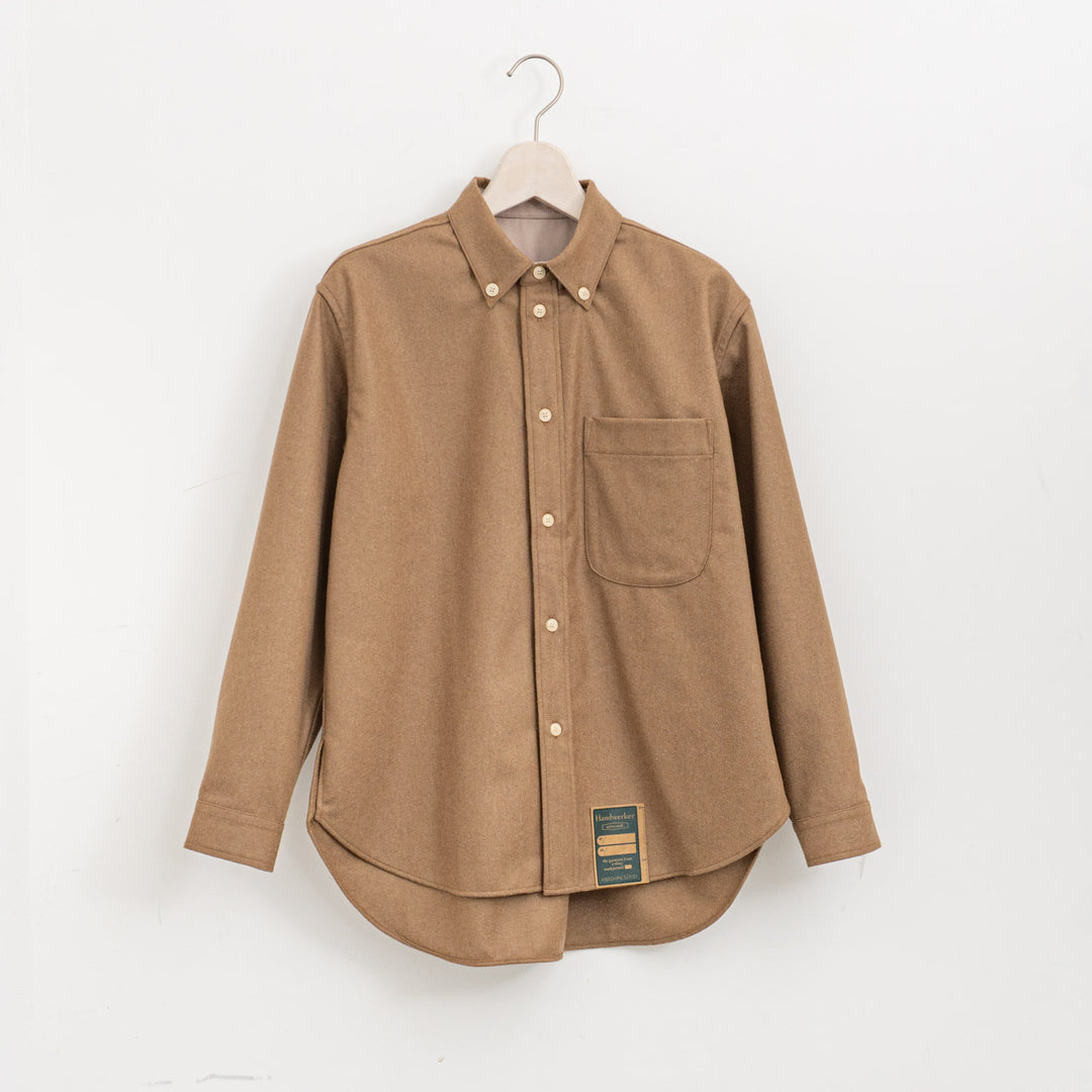 ASEEDONCLÖUD/WOMEN　HW  wool flannel HW basic shirts 252612