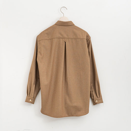 ASEEDONCLÖUD｜WOMEN　HW  wool flannel HW basic shirts 252612