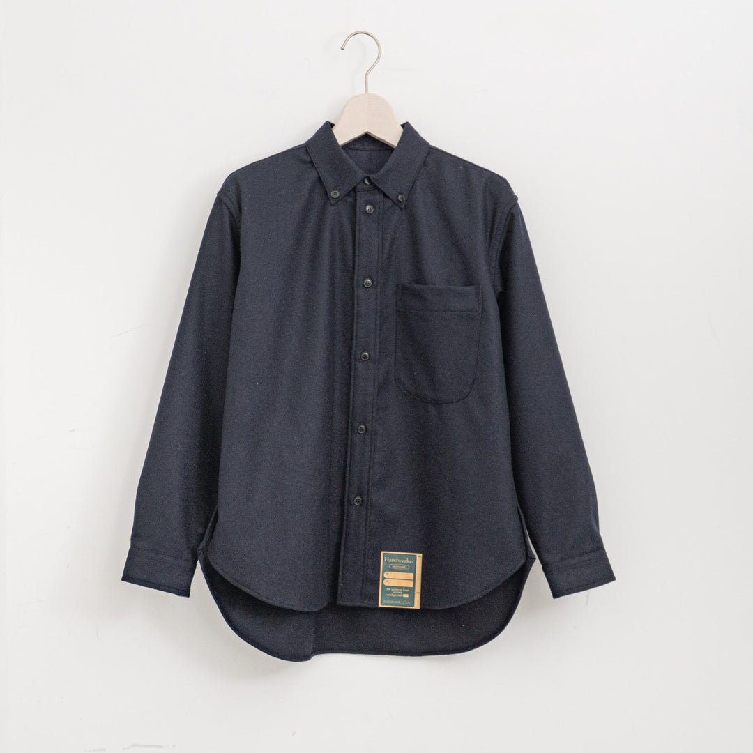 ASEEDONCLÖUD/WOMEN　HW  wool flannel HW basic shirts 252612
