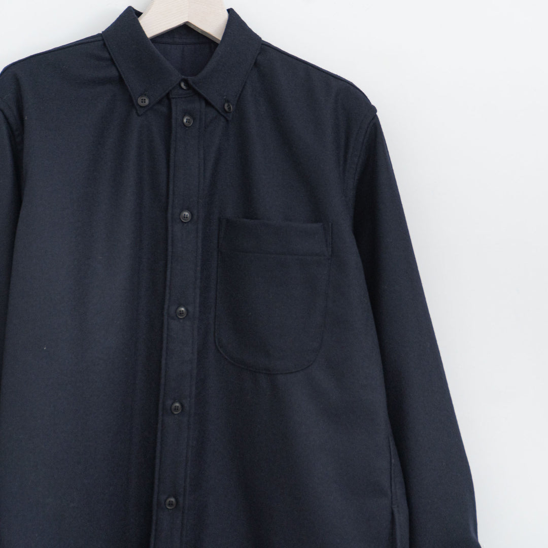 ASEEDONCLÖUD/WOMEN　HW  wool flannel HW basic shirts 252612