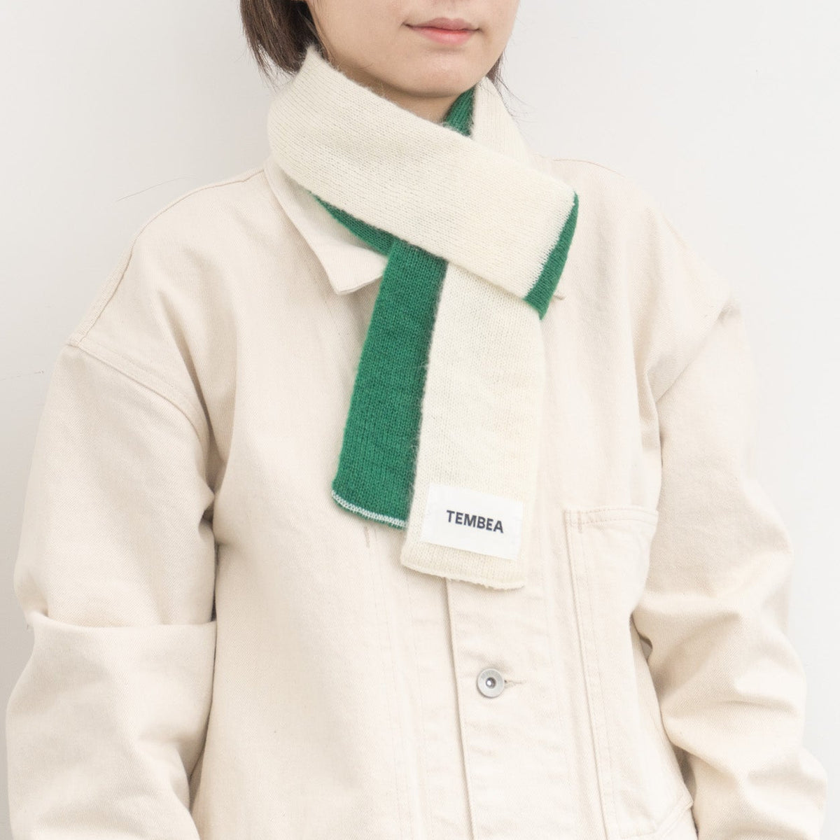 TEMBEA｜MUFFLER HALF MOHAIR