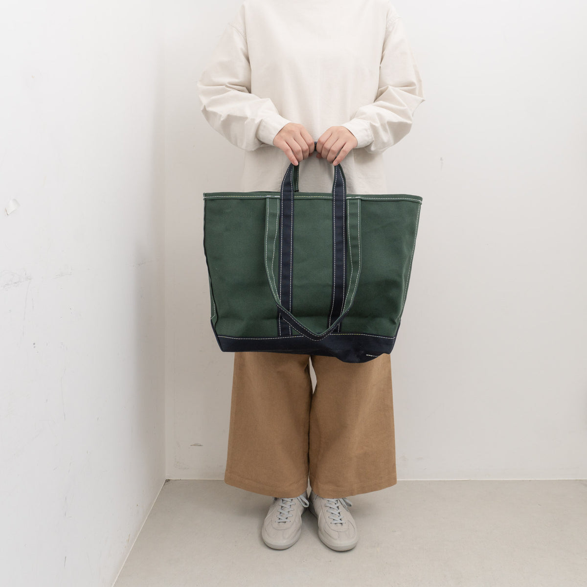 TEMBEA｜MARKET TOTE col.FOREST-GREEN/OX-BLUE