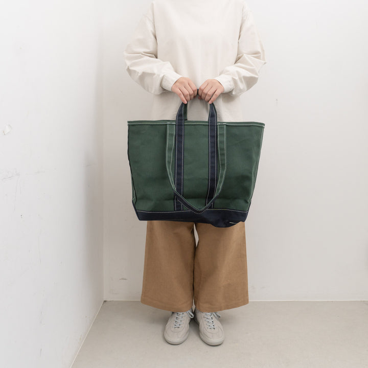 TEMBEA/　MARKET TOTE col.FOREST-GREEN/OX-BLUE