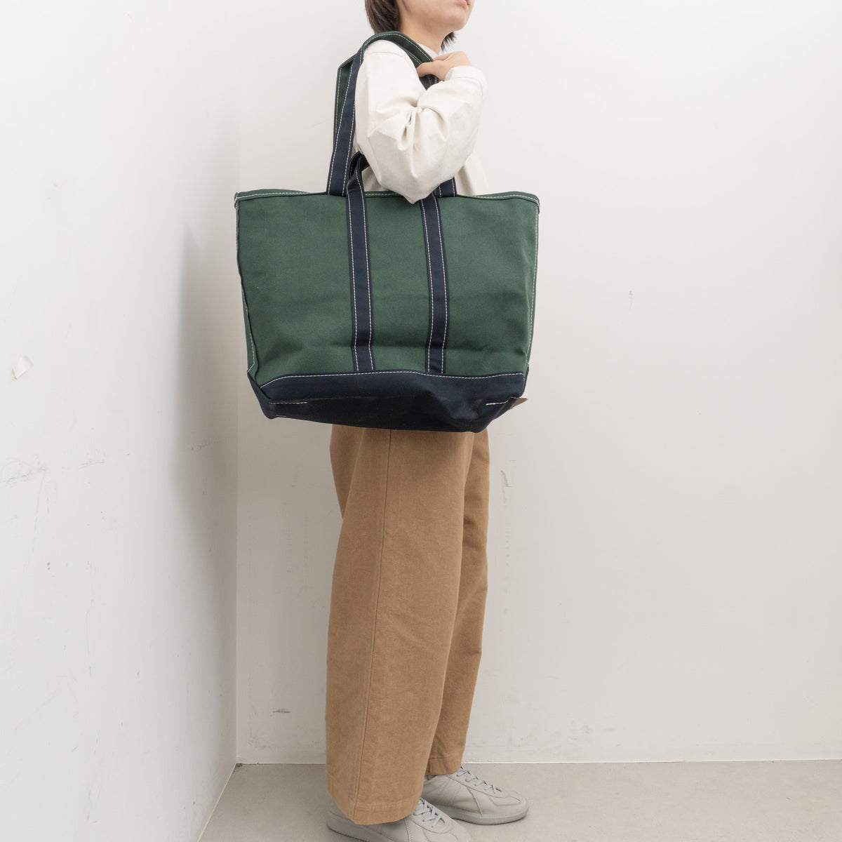 TEMBEA｜MARKET TOTE col.FOREST-GREEN/OX-BLUE