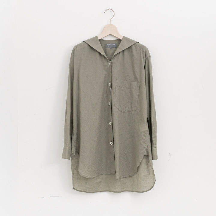 MARGARET HOWELL /WOMEN　SOFT COTTON CASHMERE SHIRT 5785253212-suomi