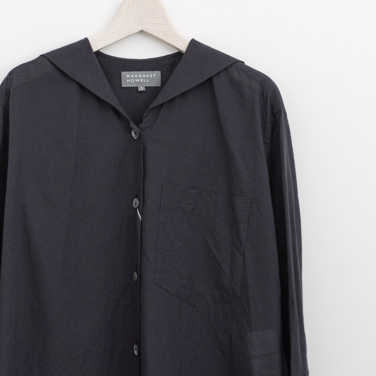 MARGARET HOWELL｜WOMEN　SOFT COTTON CASHMERE SHIRT 5785253212-suomi