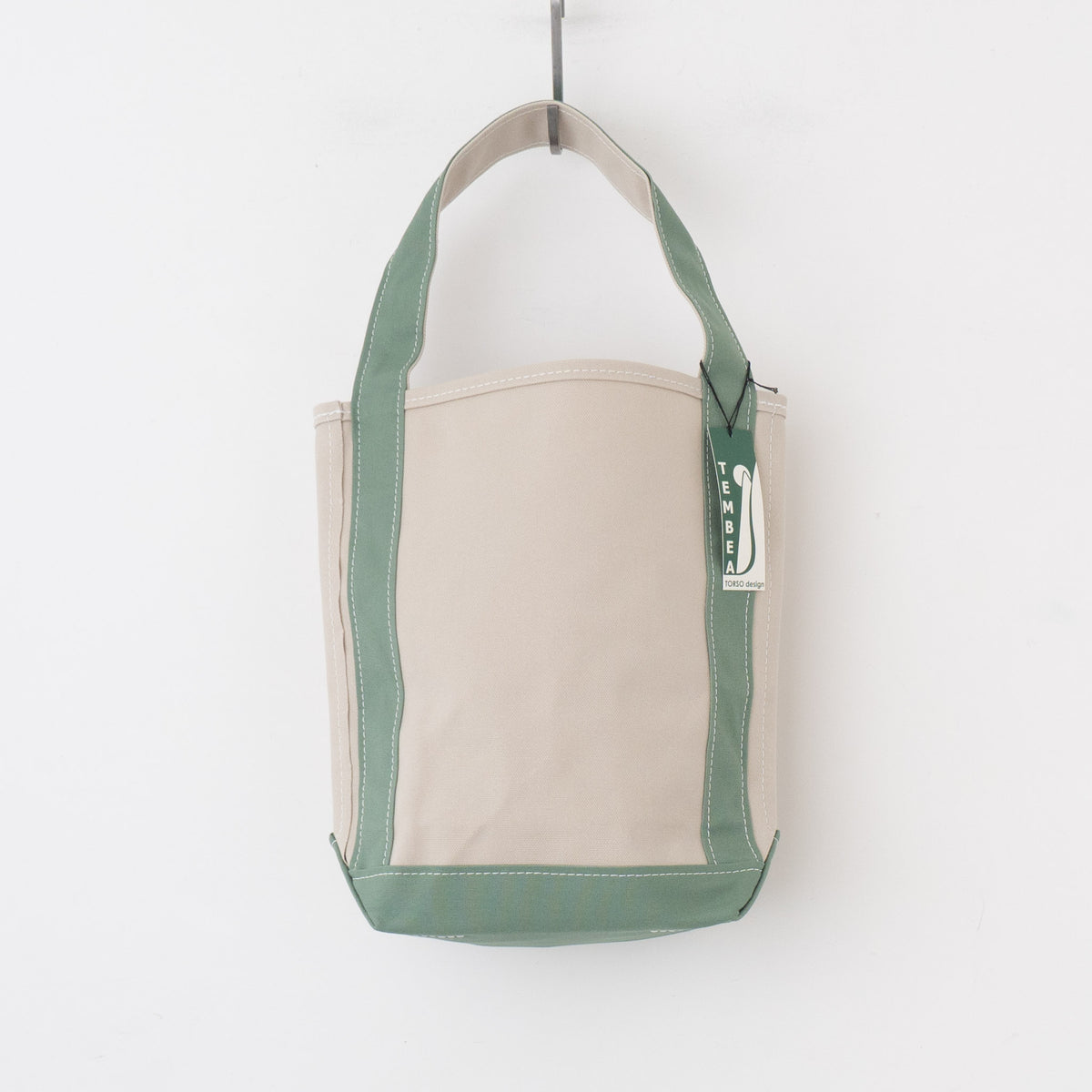 TEMBEA｜BAGUETTE TOTE　ベージュ/ウグイス（ベージュ/ウグイス）