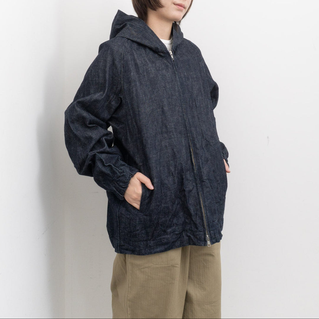 ゴーシュ /　セルベッジデニム　フードジャケット　G254-B027