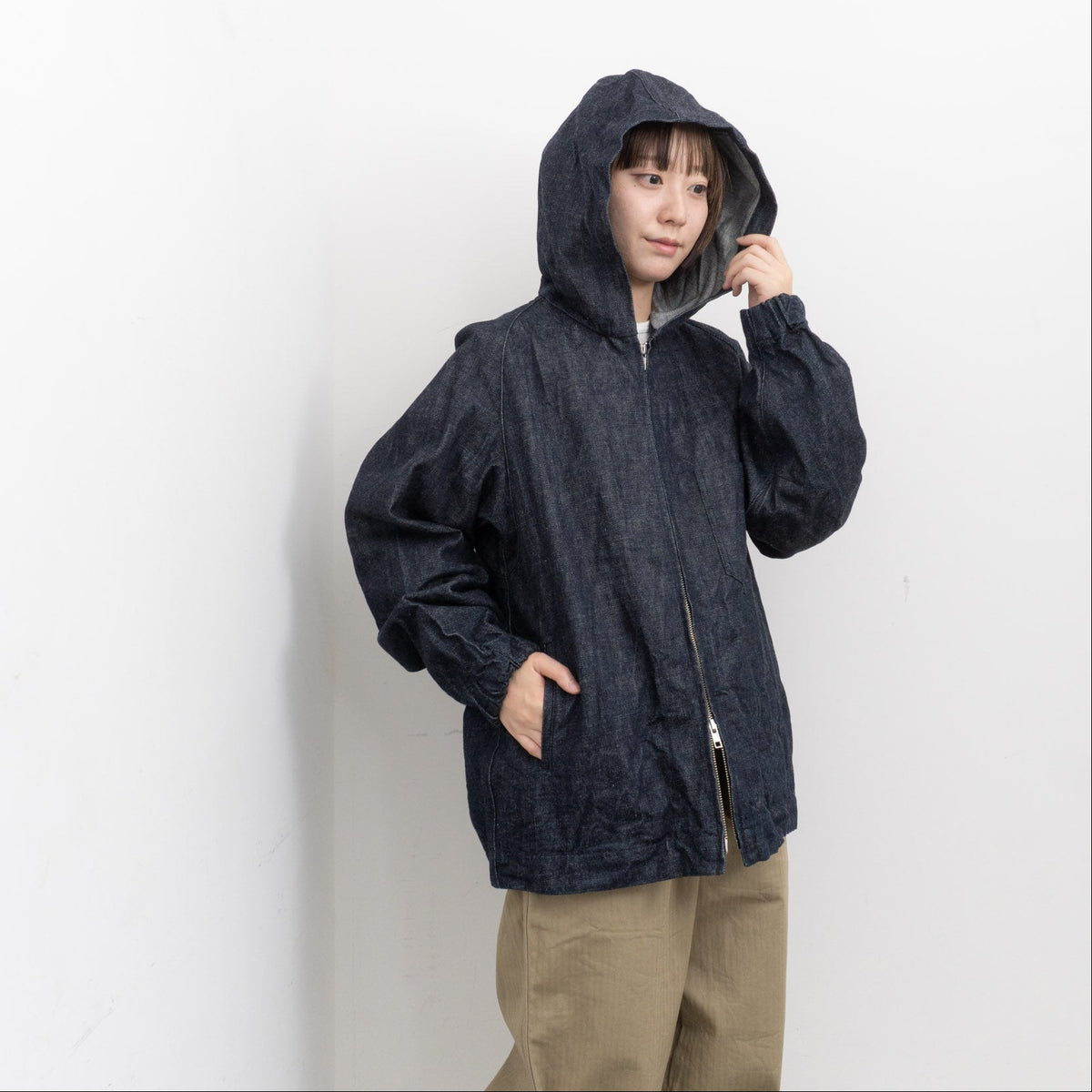 ゴーシュ｜セルベッジデニム　フードジャケット　G254-B027