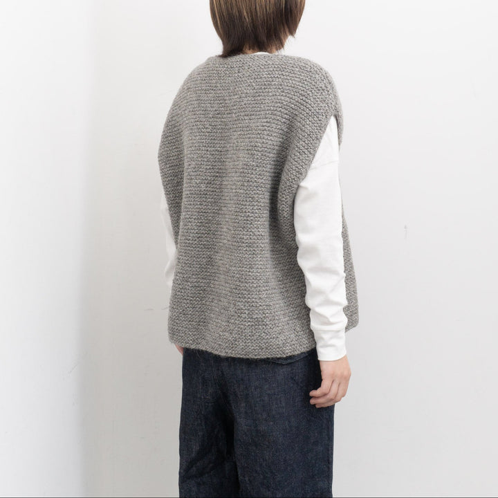 ゴーシュ /　アルパカウールハンドニット ベスト  G254-K001