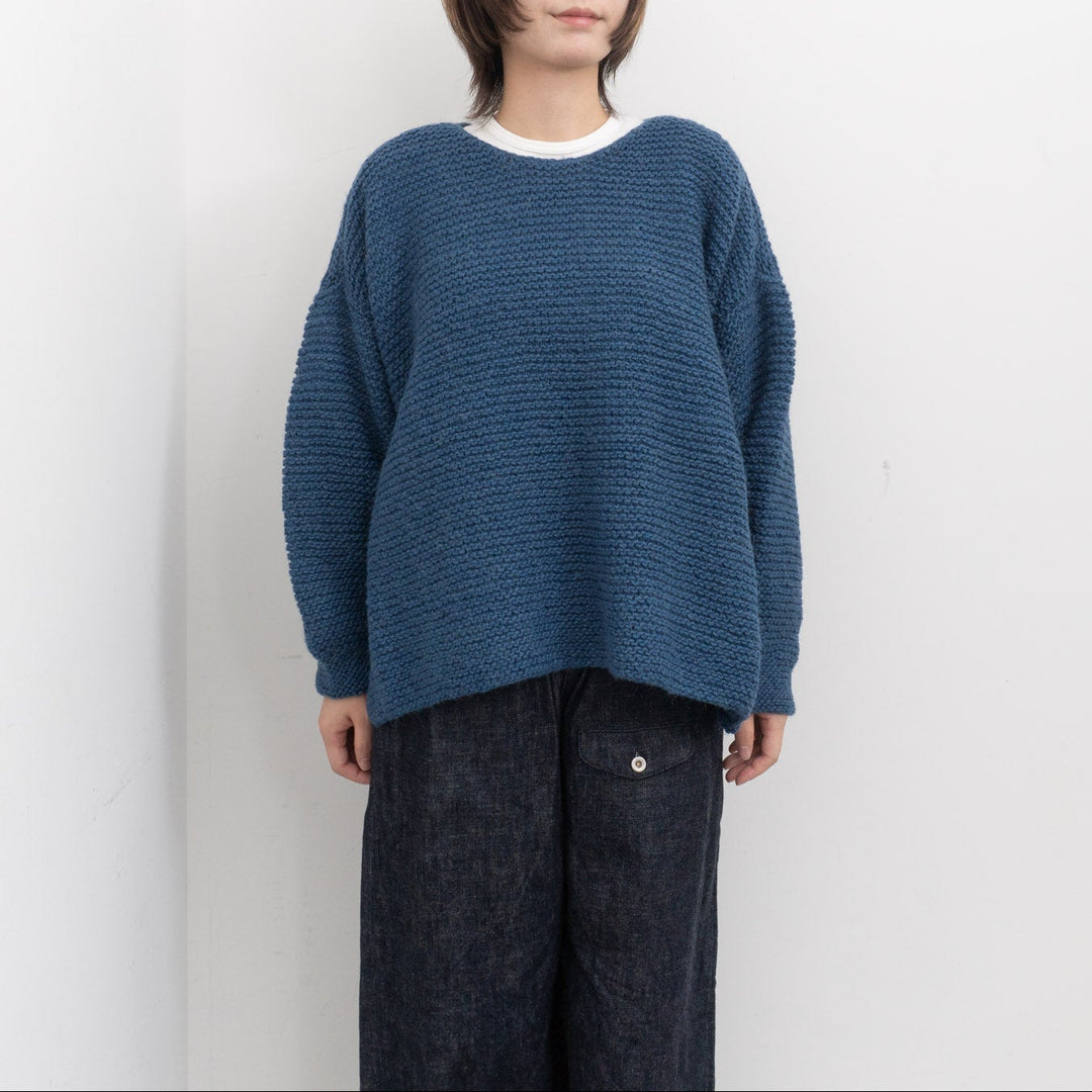 ゴーシュ /　アルパカウールハンドニットワイドプルオーバー　G254-K002