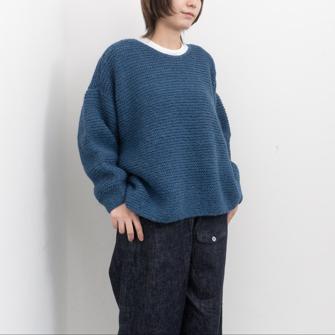 ゴーシュ /　アルパカウールハンドニットワイドプルオーバー　G254-K002