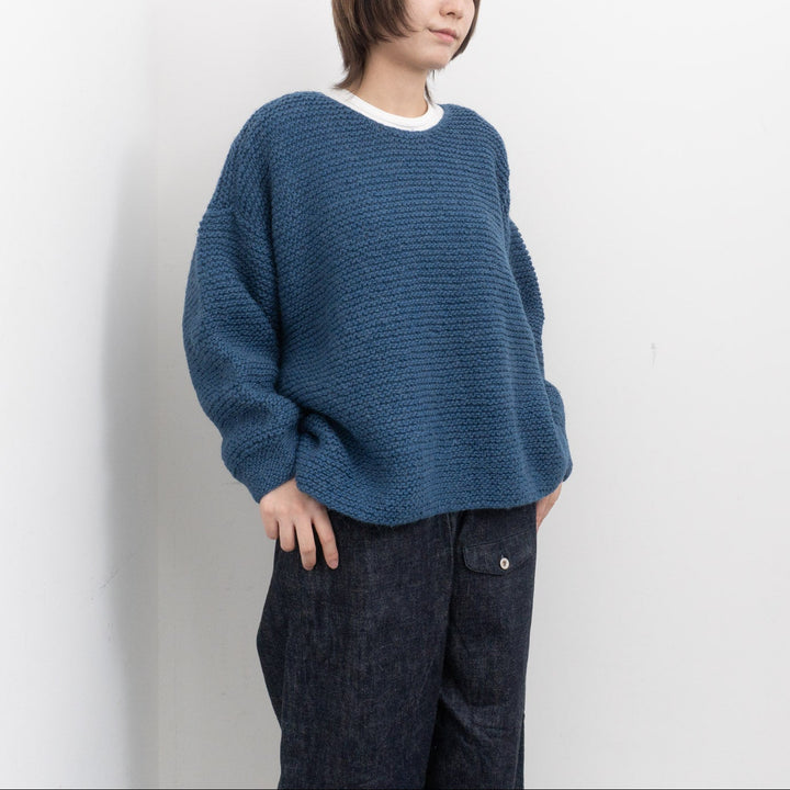 ゴーシュ /　アルパカウールハンドニットワイドプルオーバー　G254-K002