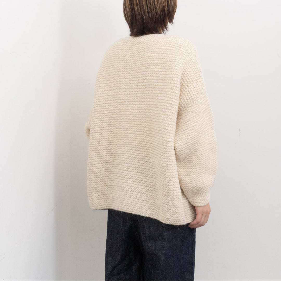 ゴーシュ /　アルパカウールハンドニットワイドプルオーバー　G254-K002