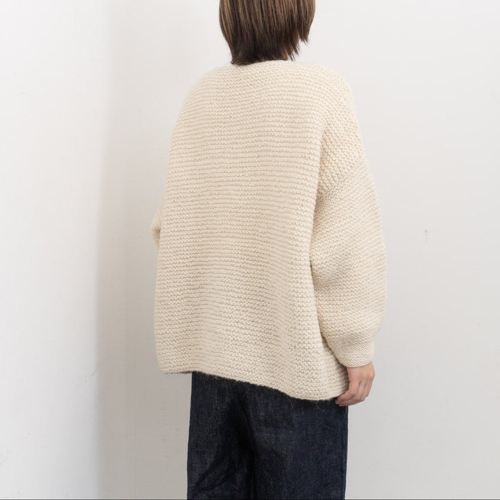 ゴーシュ /　アルパカウールハンドニットワイドプルオーバー　G254-K002