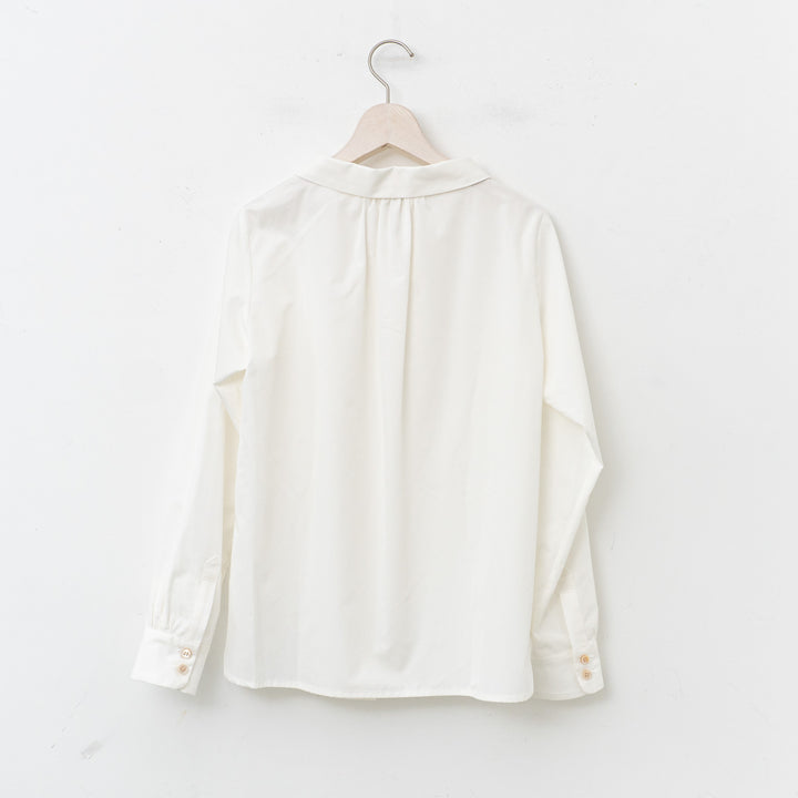 atelier naruse /WOMEN　cotton stand-off collar blouse na-f02050_A