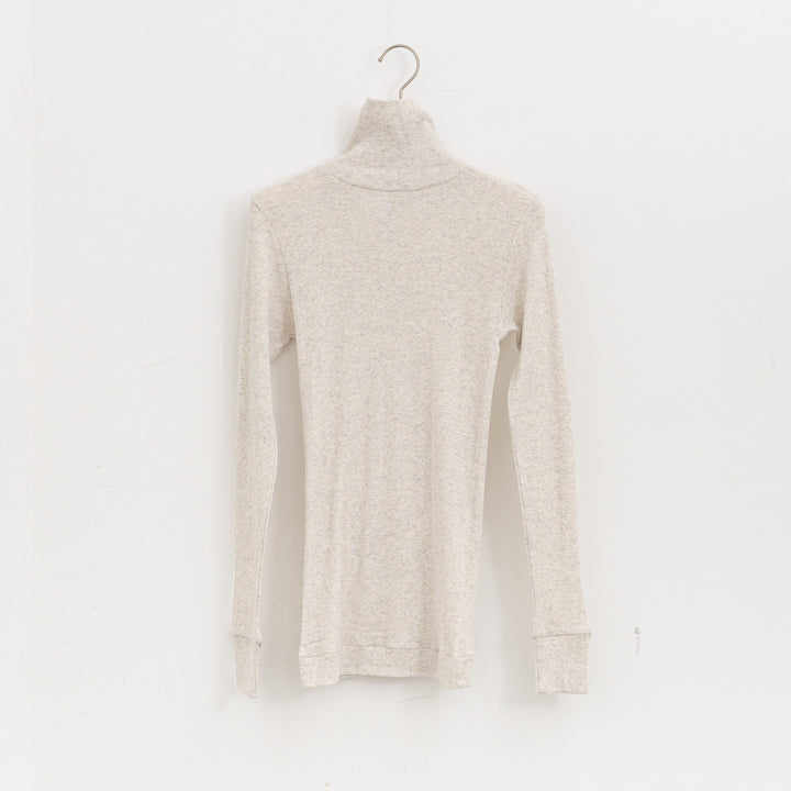homspun /　丸胴テレコタートルネックプルオーバー 252-6286