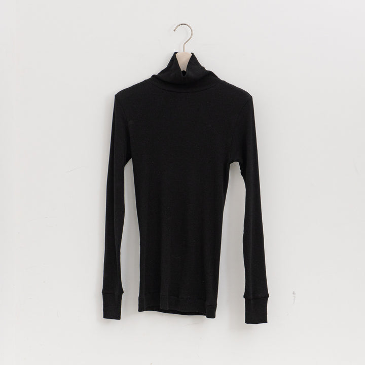 homspun /　丸胴テレコタートルネックプルオーバー 252-6286