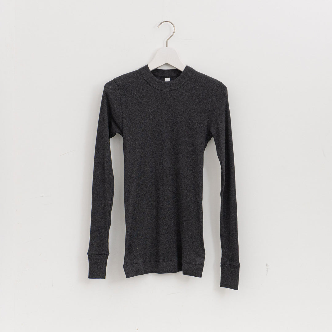 homspun /　40/1丸胴テレコクルーネックプルオーバー 252-6014
