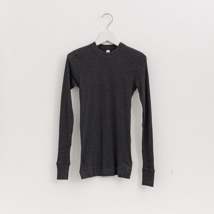 homspun /　40/1丸胴テレコクルーネックプルオーバー 252-6014