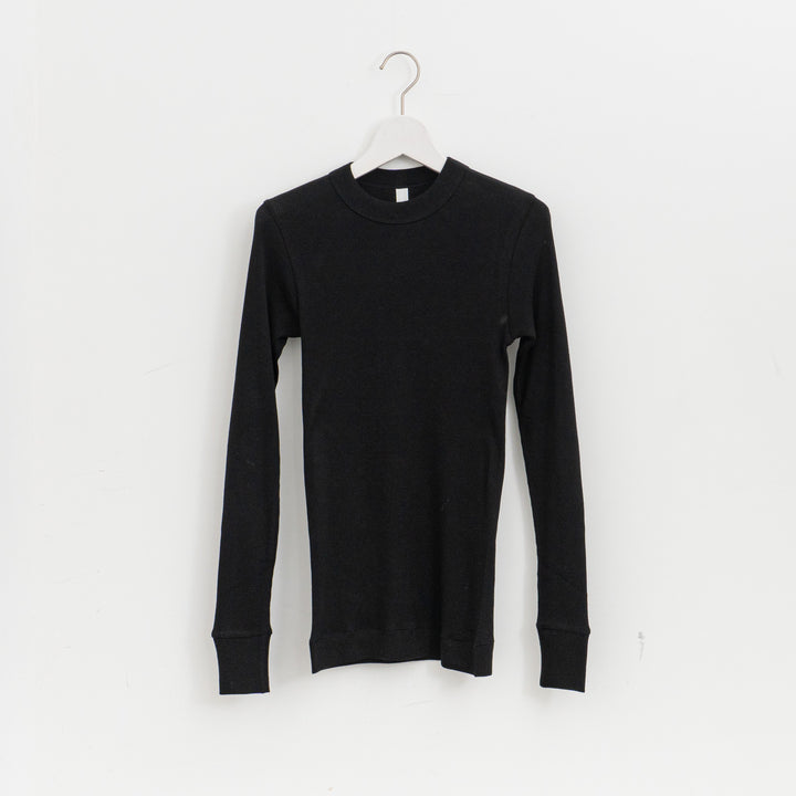 homspun /　40/1丸胴テレコクルーネックプルオーバー 252-6014