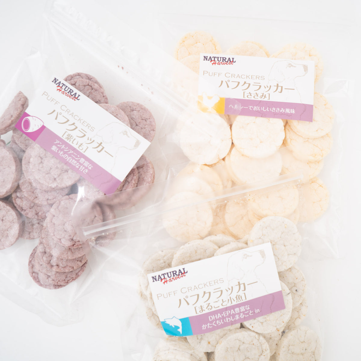 ペット用品 - Natural Harvest｜パフクラッカー まるごと小魚