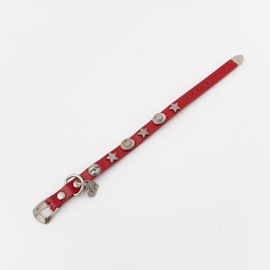 ペット用品 - DogLa｜1/2INCH WIDTH スモールドッグハットアンドスターカラー