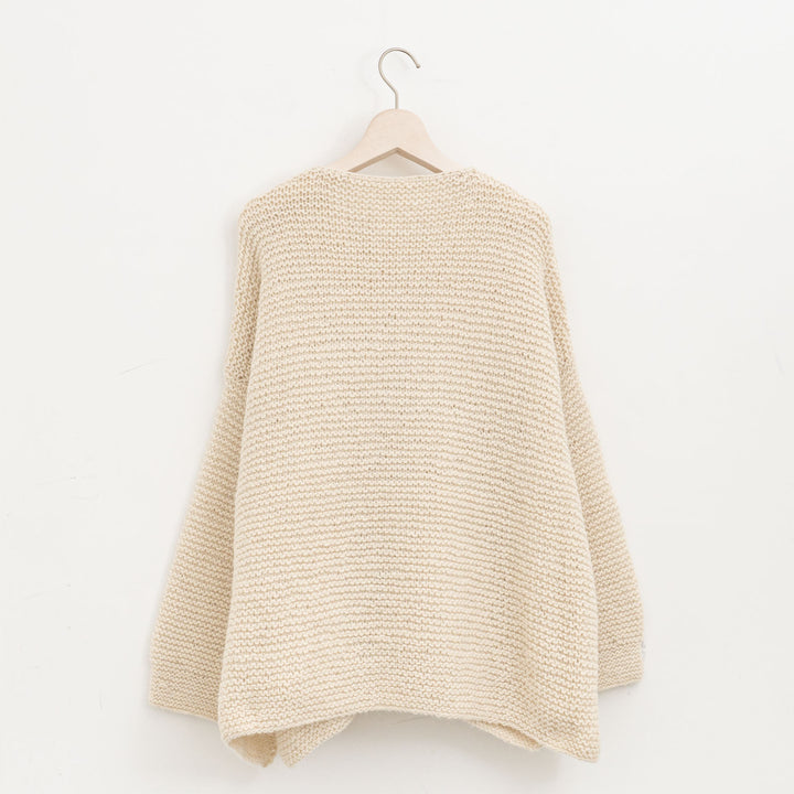 ゴーシュ /　アルパカウールハンドニットワイドプルオーバー　G254-K002