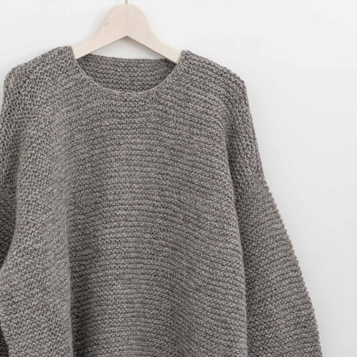 ゴーシュ /　アルパカウールハンドニットワイドプルオーバー　G254-K002