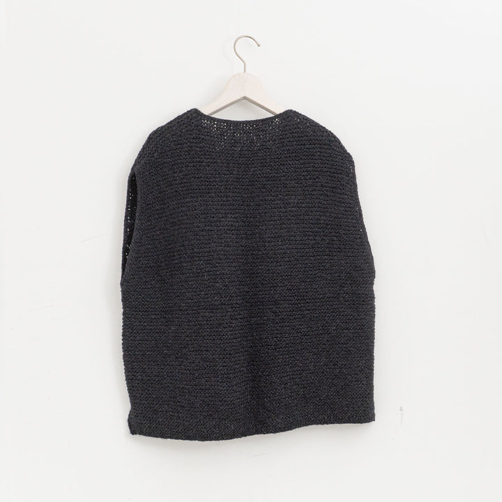 ゴーシュ /　アルパカウールハンドニット ベスト  G254-K001