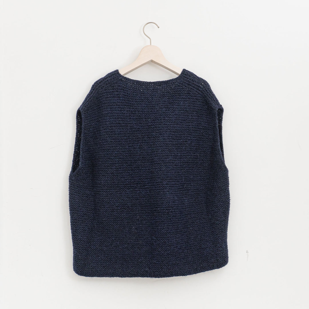 ゴーシュ /　アルパカウールハンドニット ベスト  G254-K001