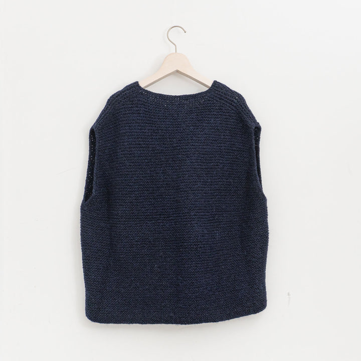 ゴーシュ /　アルパカウールハンドニット ベスト  G254-K001