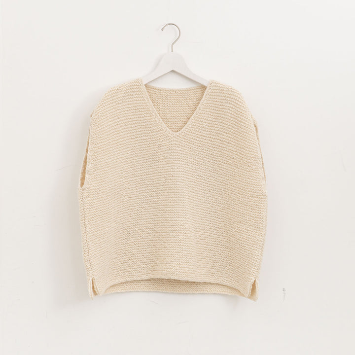 ゴーシュ /　アルパカウールハンドニット ベスト  G254-K001