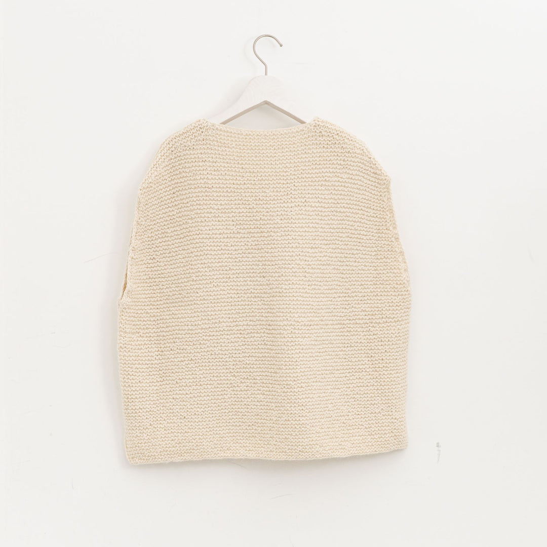 ゴーシュ /　アルパカウールハンドニット ベスト  G254-K001