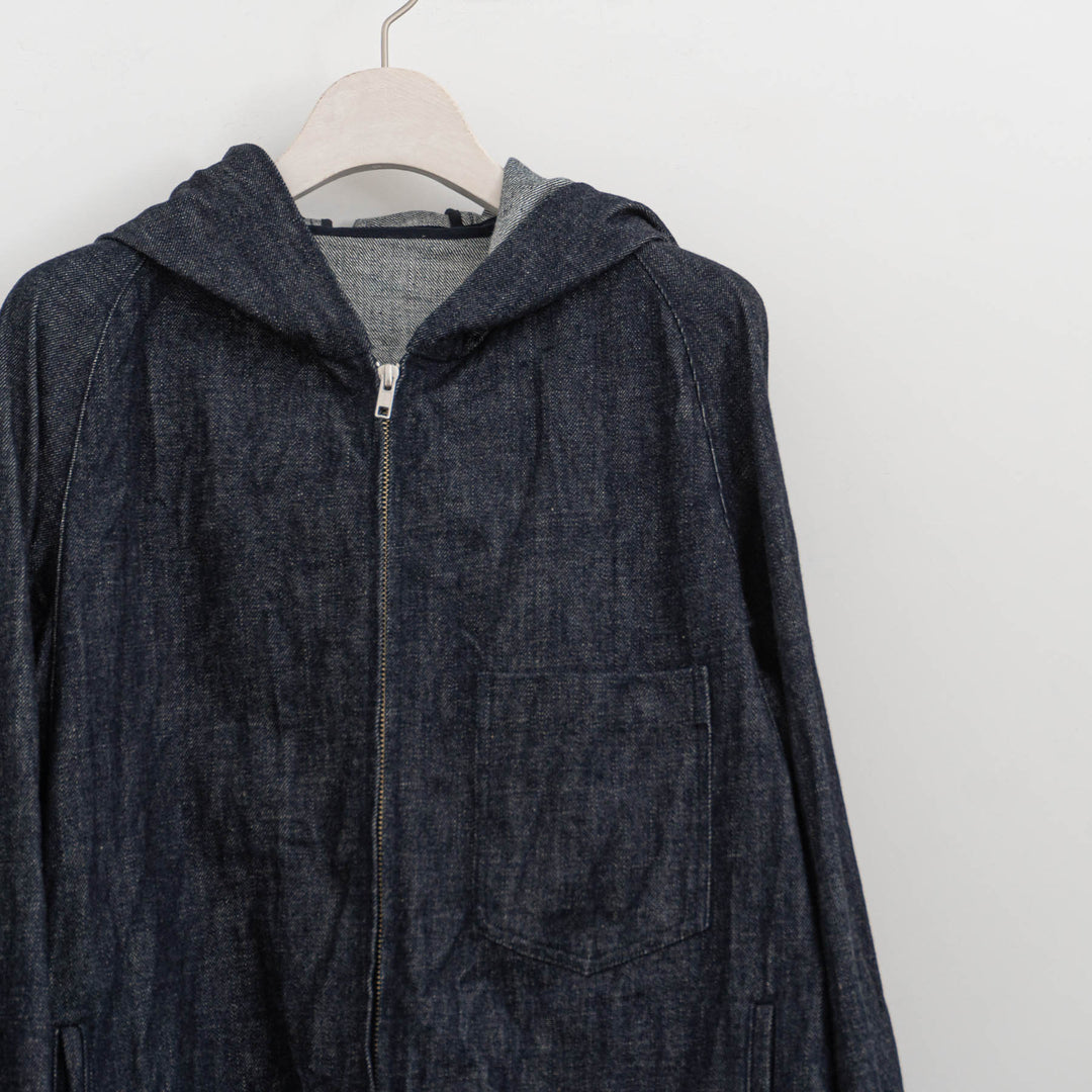 ゴーシュ /　セルベッジデニム　フードジャケット　G254-B027