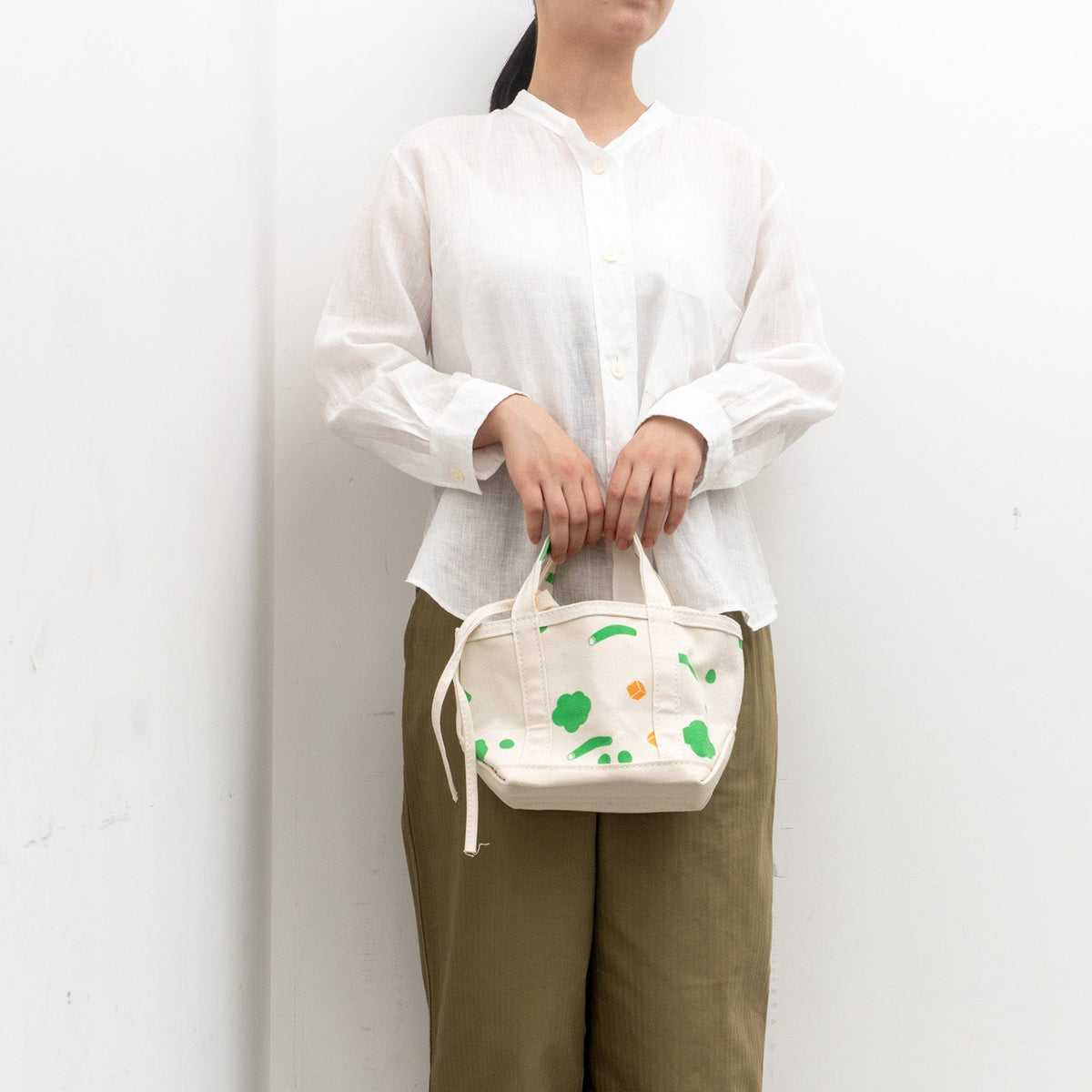 TEMBEA｜BAGUETTE TOTE MINI COL.MIX-VEGETABLE/NATURAL